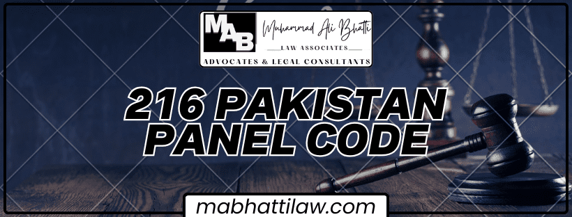 216 Pakistan panel code