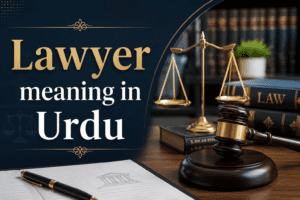 lawyer meaning in urdu
