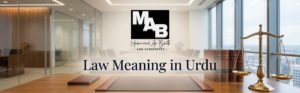 law meaning in urdu